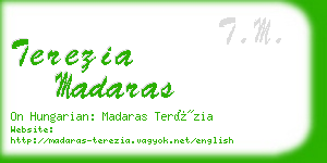 terezia madaras business card